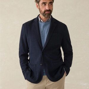 Faherty inlet herringbone blazer